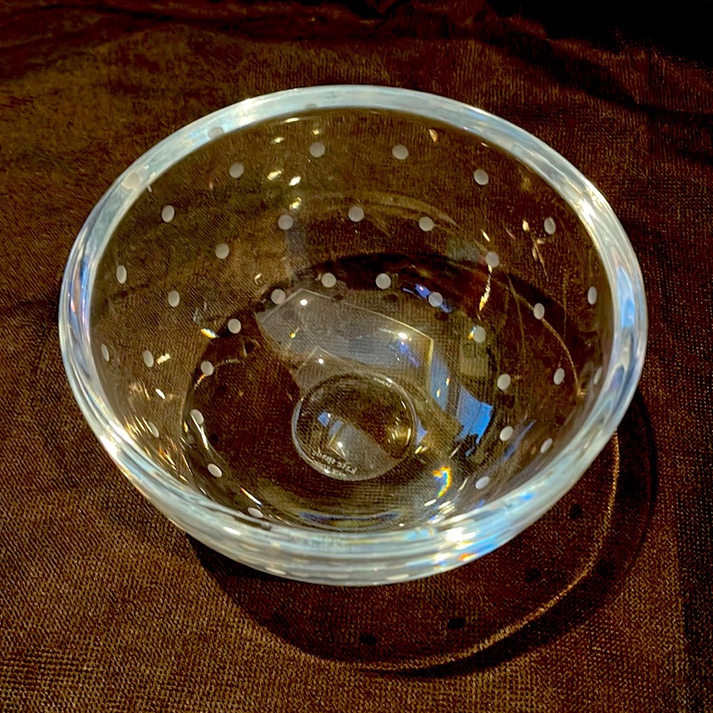 Kate spade Lenox crystal bowl